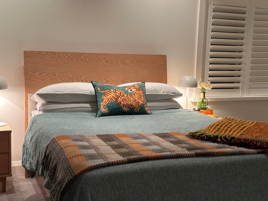 Premium Student Oak Frame + Queen Mattress Combo Preorder